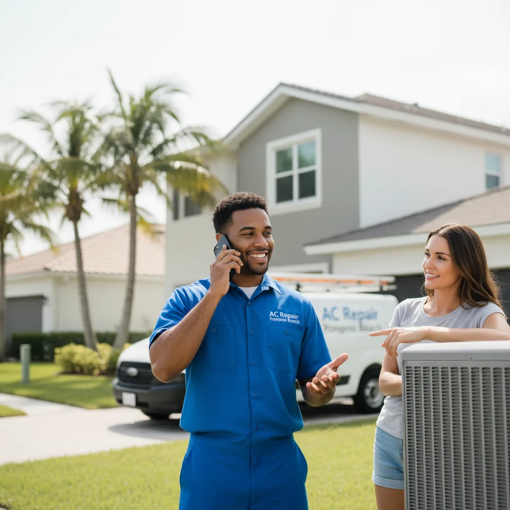 AC Repair Pompano Beach customer support in Fiskdale